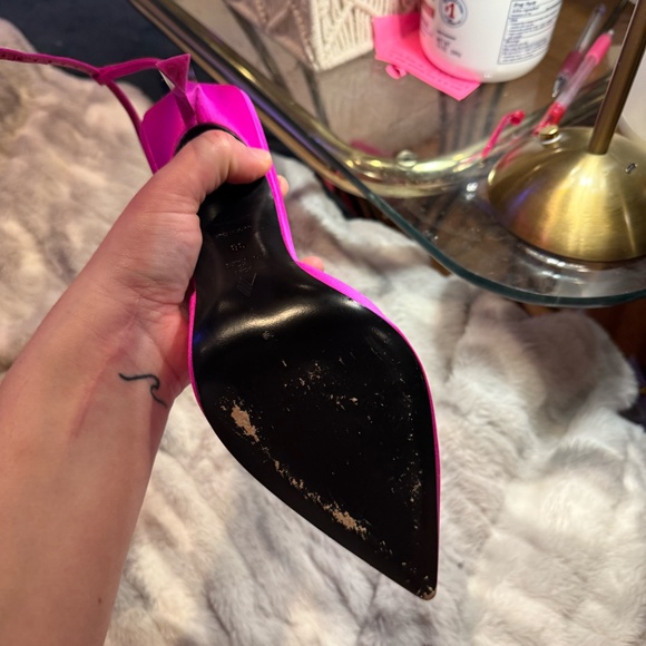 Perrine Pointed Toe Pump Fuchsia 8 - Picture 5 of 9